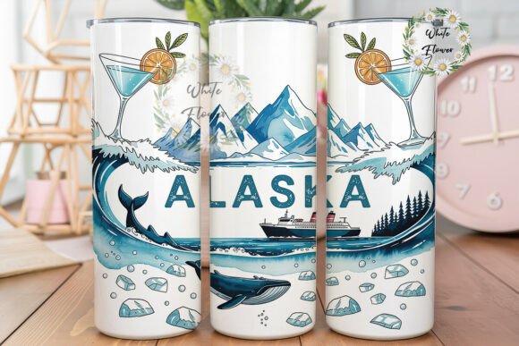 Alaska Cruise Ocean Whale 20oz Tumbler Design Review