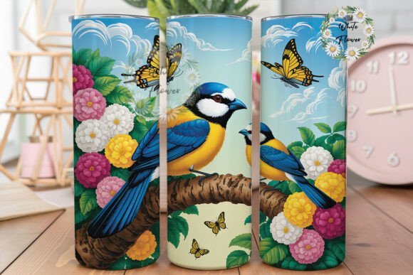 Birds and Butterflies Floral Tumbler: A Designer's Review