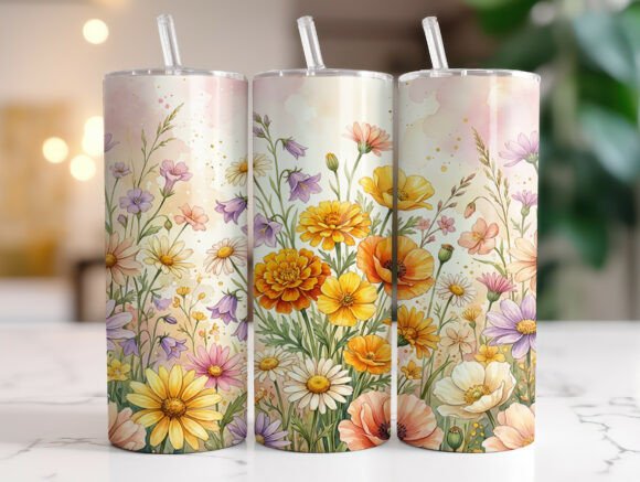 Boho Spring Wildflower Meadow Tumbler: A Designer's Review