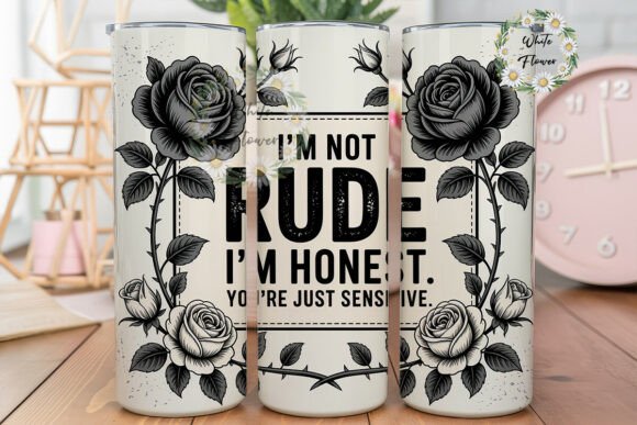 Edgy Roses Honesty 20oz Tumbler Wrap Review