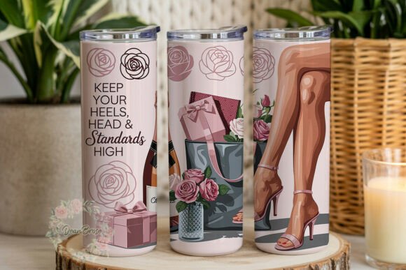 Elegant Glamour Pink Rose 20oz Tumbler Review