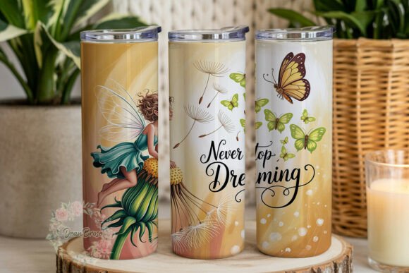 Fairy Dandelion Dreams: A Designer's Review for Tumbler Wraps