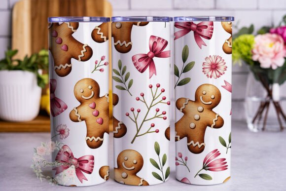 Gingerbread Bows Botanical Tumbler Design Review