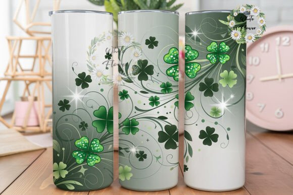 Glitter Shamrock St. Patricks Tumbler Review