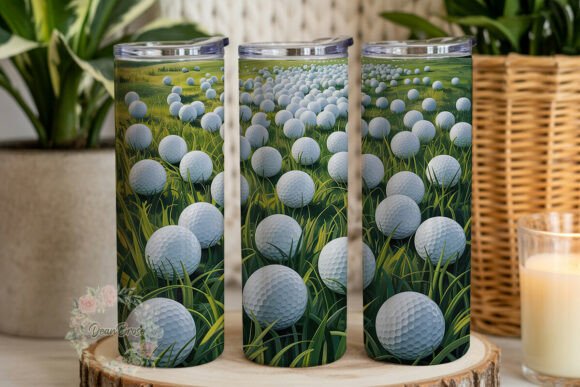Green Grass Golf Ball 20oz Tumbler Wrap Review