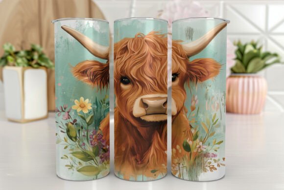 Highland Cow Wrap: A Designer's Review for 20oz Tumblers