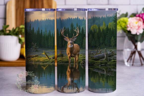 Majestic Forest Buck 20oz Tumbler Wrap Review