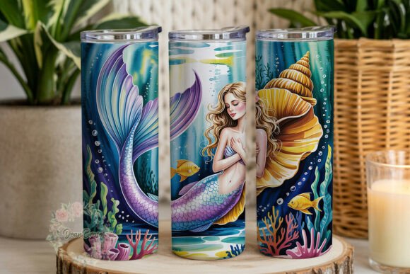 Mermaid Ocean Dream 20oz Tumbler Wrap Review