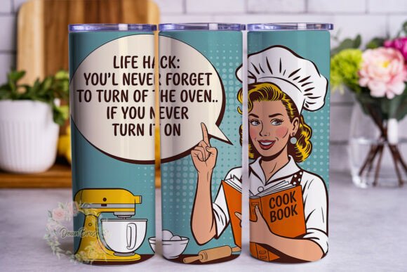 Retro Chef Life Hack 20oz Tumbler Wrap Review