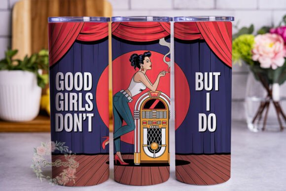 Retro Pinup Jukebox 20oz Tumbler Wrap Review