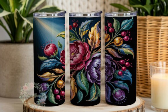 Review: Dark Bloom Floral 20oz Tumbler Wrap for Crafters