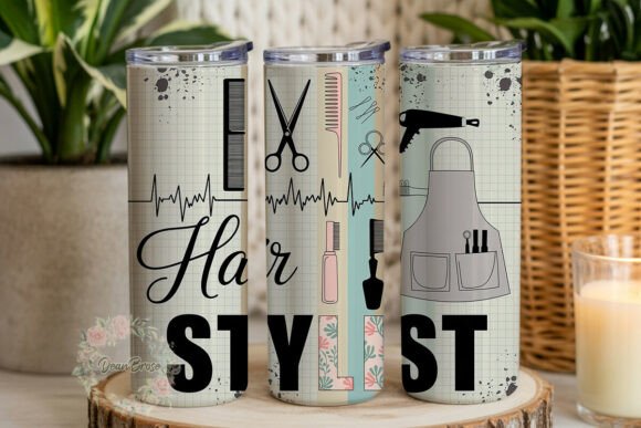 Review: Hair Stylist Heartbeat 20oz Tumbler Wrap Design