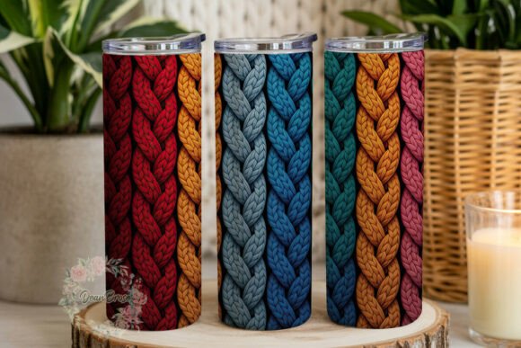 Review: Knit Texture Color Block 20oz Tumbler Design