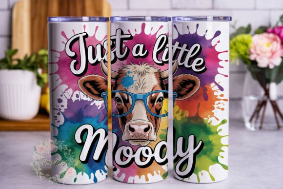 Review: Moody Cow Glasses 20oz Tumbler Wrap Design