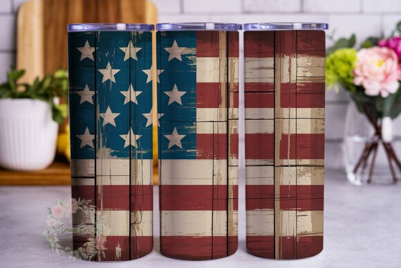 Rustic Distressed Flag 20oz Tumbler Wrap Review