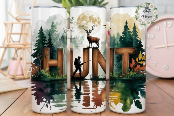 Rustic Forest Hunt 20oz Tumbler Wrap: A Designer's Review