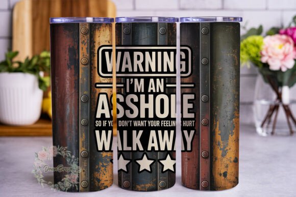 Sarcastic Rusty Metal 20oz Tumbler Wrap Review