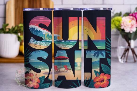 Sunset Beach Life 20oz Tumbler Wrap Review