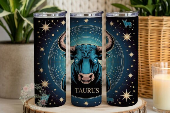 Taurus Zodiac Celestial 20oz Tumbler Design Review