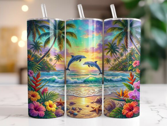 Tropical Dolphin Sunset: A Designer's Review
