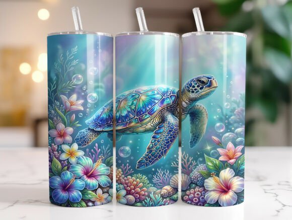 Tropical Sea Turtle Underwater Tumbler: A Designer's Review