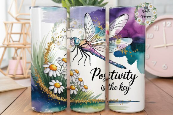 Uplifting Dragonfly Watercolor Tumbler Review